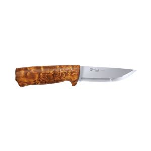 Cuchillo Helle EGGEN 75 H3LS con hoja de acero laminado a tres capas de 10,1 cm y empuñadura de Abedul de 10 cm