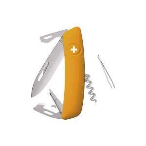 Navaja Multiusos Swiza D03 AM naranja Signature con hoja de acero 440 de 7,5 cm