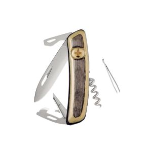 Navaja Multiusos Swiza D03 AM laminado blanco con hoja de acero 440 de 7,5 cm