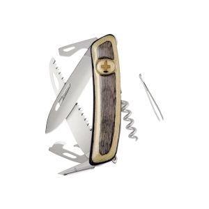 Navaja Multiusos Swiza D05R AM laminado blanco con hoja de acero 440 de 7,5 cm