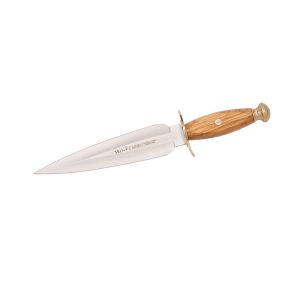 Muela Cuchillo CARIBU.OL hoja de acero MoVa de 22 cm y empuñadura de madera de olivo.