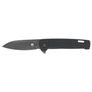 Navaja Cobratec Black Rhino con hoja de acero D2 de 8.6 cm y empuñadura de Aluminio de 11.4 cm