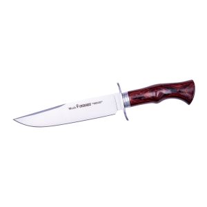 Muela Cuchillo CHEROKEE-19R hoja de acero MoVa de 19 cm y empuñadura de madera de rosewood.