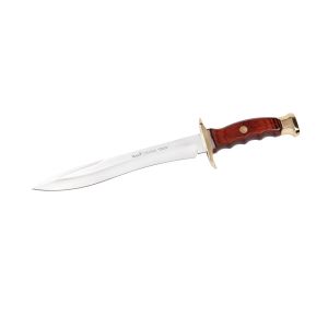 Muela Cuchillo CHEVREUIL-22R hoja de acero MoVa de 22 cm y empuñadura de madera de rosewood.