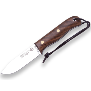 Cuchillo Joker CN118 Campero con hoja de acero K720 de 10 cm y empuñadura de madera de nogal de 11,5 cm