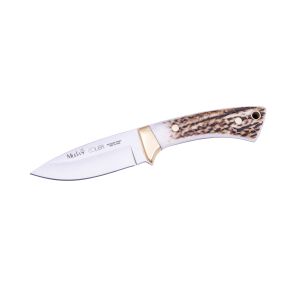Muela Cuchillo Colibri COL-7A hoja de acero MoVa de 7 cm y empuñadura de asta de ciervo.