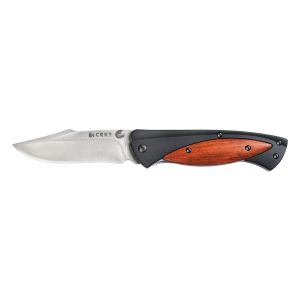 Navaja Crkt VERTEX CP COCOBOLO 1045 con hoja de acero 8Cr14MoV de 7,9 cm y empuñadura de Aluminio de 10,5 cm