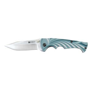 Navaja Crkt TINY TIGHE BREAKER BLUE 1096B  con hoja de acero AUS-8 de 7,3 cm y empuñadura de GFN de 10,2 cm