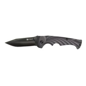 Navaja Crkt TINY TIGHE BREAKER BLACK 1096K  con hoja de acero AUS-8 de 7,3 cm y empuñadura de GFN de 10,2 cm