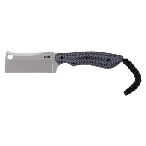 Cuchillo Crkt S.P.E.C. (SMALL. POCKET. EVERYDAY. CLEAVER) 2398 con hoja de acero 8Cr13MoV de 6,2 cm y empuñadura de G-10 de 8,1 cm