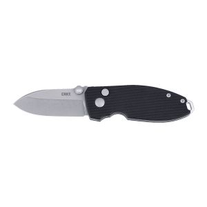 Navaja Crkt SQUID BUTTON LOCK BLACK 2474 con hoja de acero D2 de 5,8 cm y empuñadura de G-10 de 8,7 cm