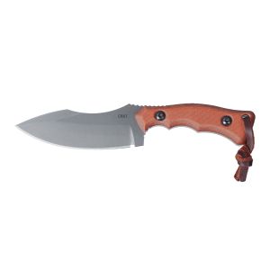 Cuchillo Crkt BUGSY BROWN 3600  con hoja de acero 1095 carbono de 9,6 cm y empuñadura de G-10 de 9,3 cm