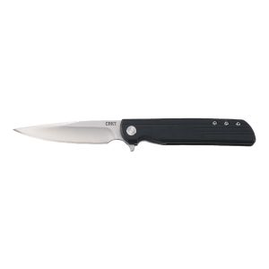 Navaja Crkt LCK + SATIN 3801 con hoja de acero 8Cr13MoV de 8,4 cm y empuñadura de GFN de 10,6 cm