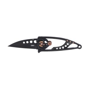 Navaja Crkt SNAP LOCK BLACK 5102NK con hoja de acero 420J2 de 6,5 cm y empuñadura de Acero inoxidable de 9,4 cm