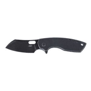 Navaja Crkt PILAR LARGE SS BLACK 5315KS con hoja de acero 8Cr13MoV de 6,8 cm y empuñadura de Acero inoxidable de 10,2 cm