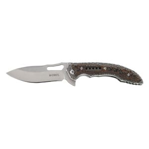 Navaja Crkt FOSSIL COMPACT 5460 con hoja de acero 8Cr13MoV de 8,7 cm y empuñadura de G-10 de 10,8 cm