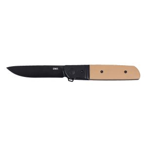 Navaja Crkt BAMBOOZLED BROWN 5720B con hoja de acero D2 de 8,5 cm y empuñadura de G-10 de 11,3 cm