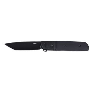 Navaja Crkt BAMBOOZLED BLACK TANTO 5720K con hoja de acero D2 de 8,4 cm y empuñadura de G-10 de 11,3 cm