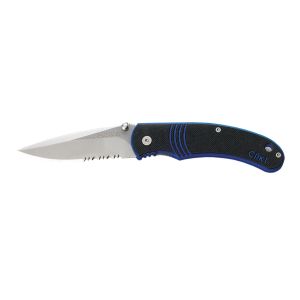 Navaja Crkt CONTRAIL LARGE 6032 FILO MIXTO con hoja de acero Z60CDV14 de 7,6 cm y empuñadura de G-10 de 9,6 cm