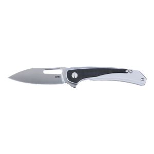 Navaja Crkt PADAWAN BLACK 6075 con hoja de acero 14C28N de 7,6 cm y empuñadura de G-10 de 10,4 cm