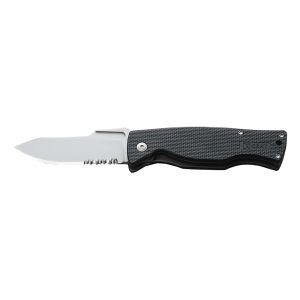 Navaja Crkt PROWLER 6113 FILO MIXTO con hoja de acero AUS-6M de 8,3 cm y empuñadura de GFN de 11,1 cm