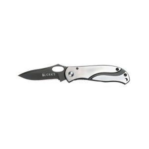 Navaja Crkt PAZODA 2 SMALL 6470  con hoja de acero 8Cr13MoV de 5,4 cm y empuñadura de Acero inoxidable de 7,6 cm