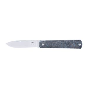 Navaja Crkt A.P.C. (Always. Pocket. Carry.) 6814 con hoja de acero M390 de 7,3 cm y empuñadura de fibra de carbono de 9,4 cm