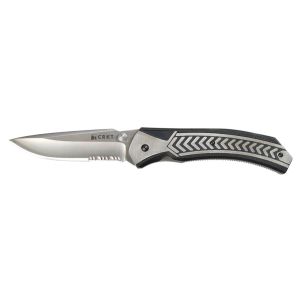 Navaja Crkt LIFT OFF 6835 FILO MIXTO con hoja de acero AUS-8 de 8,9 cm y empuñadura de GFN de 12,7 cm