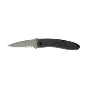 Navaja Crkt APACHE III 7011 FILO MIXTO con hoja de acero ATS-34 de 6,7 cm y empuñadura de Aluminio de 8,9 cm