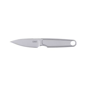 Cuchillo Crkt HANGTI GRAY 7066 con hoja de acero Titanio de 4,3 cm y empuñadura de Titanio de 5,9 cm