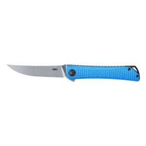 Navaja Crkt KALBI BLUE 7540 con hoja de acero 440 de 8,3 cm y empuñadura de Aluminio de 10,3 cm