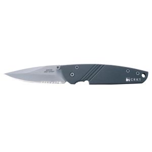 Navaja Crkt MIRAGE GRAY GHOST 7813 FILO MIXTO con hoja de acero AUS-8 de 8,9 cm y empuñadura de Aluminio de 13 cm