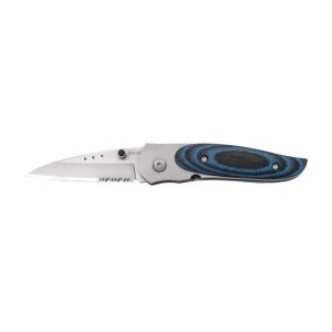 Navaja Crkt THE VIELE WASP SMALL 8011 FILO MIXTO con hoja de acero AUS-118 de 7,3 cm y empuñadura de Titanio de 10,2 cm
