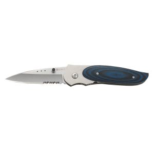 Navaja Crkt THE VIELE WASP LARGE 8012 FILO MIXTO con hoja de acero AUS-118 de 8 cm y empuñadura de Titanio de 11,1 cm