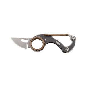 Navaja Crkt COMPANO 9082 con hoja de acero 5Cr15MoV de 3,6 cm y empuñadura de Acero inoxidable de 8,1 cm