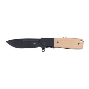 Navaja Crkt HOMEFRONT COMPACT BROWN K245BKP con hoja de acero S35VN de 7,4 cm y empuñadura de G-10 de 9,9 cm