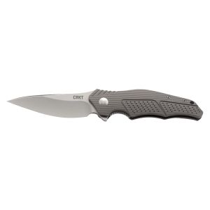 Navaja Crkt OUTRAGE K320GXP con hoja de acero 8Cr13MoV de 8,1 cm y empuñadura de Aluminio de 11,9 cm