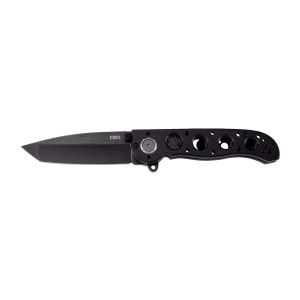 Navaja Crkt M16-DB TANTO BLACK DEADBOLT M16-02DB con hoja de acero D2 de 7,9 cm y empuñadura de Aluminio de 10,8 cm