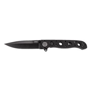 Navaja Crkt M16-DB SPEAR BLACK DEADBOLT M16-03DB con hoja de acero D2 de 9,1 cm y empuñadura de Aluminio de 11,8 cm