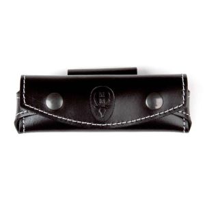 Muela Funda para Navaja F/CART.N realizada en cuero negro.