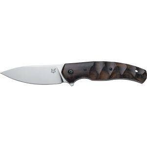 Navaja italiana FOX ZIGGY FX-308 ZW con hoja de acero Böhler N690Co de 8 cm y empuñadura de 12 cm de madera de ziricote