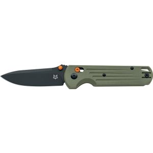 Navaja Fox Gabi FX-451-FG con hoja de acero Niolox de 7.8 cm y empuñadura de G-10 verde de 11 cm