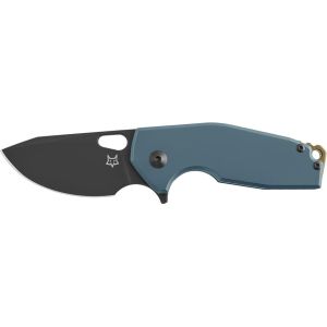 Navaja Fox Suru - limited edition FX-526LE TIBL con hoja de acero M390 de 6 cm y empuñadura de Titanio anodizado azul de 8.8 cm