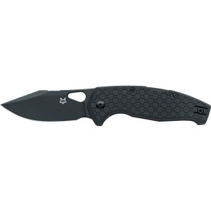 Navaja Fox KITA FX-625 BB con hoja de acero Niolox de 7.5 cm y empuñadura de FRN negro  de 11.5 cm