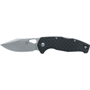 Navaja Fox KITA FX-625 BSW con hoja de acero Niolox de 7.5 cm y empuñadura de FRN negro  de 11.5 cm