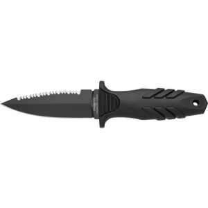 Navaja Fox FKMD TACTICAL ELEMENTUM DAGGER FX-647 S con hoja de acero N690Co de 10 cm y empuñadura de PP +TPE nero de 10.6 cm