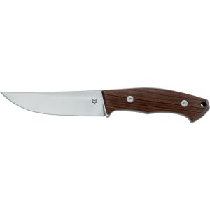 Cuchillo Fox FENIX FX-649 SA con hoja de acero Niolox de 12 cm y empuñadura de madera de palorosa de 12.5 cm