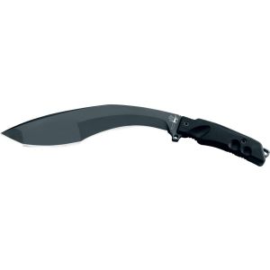Cuchillo Fox EXTREME TACTICAL KUKRI FX-9CM05 T con hoja de acero N690Co de 23.5 cm y empuñadura de Forprene negro de 13 cm