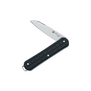 Navaja Fox Vulpis - Grenade Pattern FX-VPGP130 BK con hoja de acero N690Co de 5.5 cm y empuñadura de Aluminio anodizado negro de 8 cm