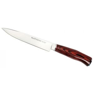 Muela Cuchillo GAUCHO-16R hoja de acero MoVa de 16 cm y empuñadura de madera de coral.